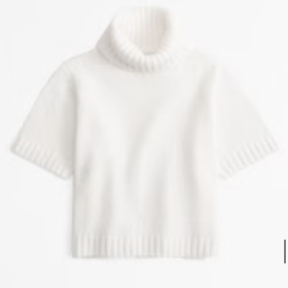 NWT Abercrombie Turtleneck Sweater Tee - Picture 1 of 3